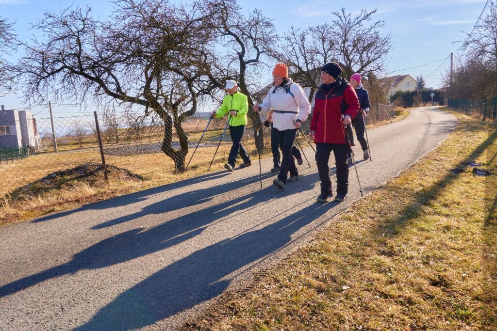 výšlap Nordic walking kurz